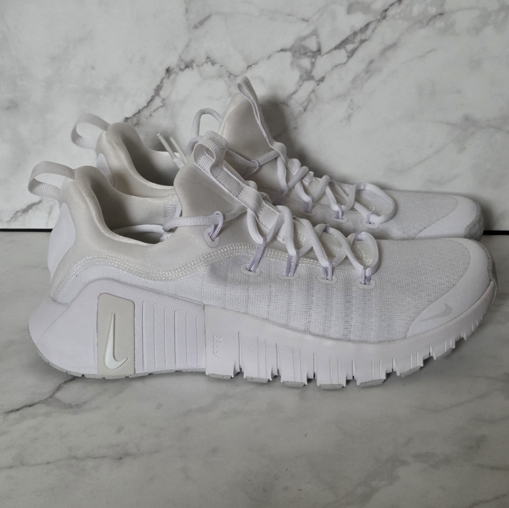 Nike Free Metcon 6 Women Sneakers Shoes White Platinum Tint Size 10